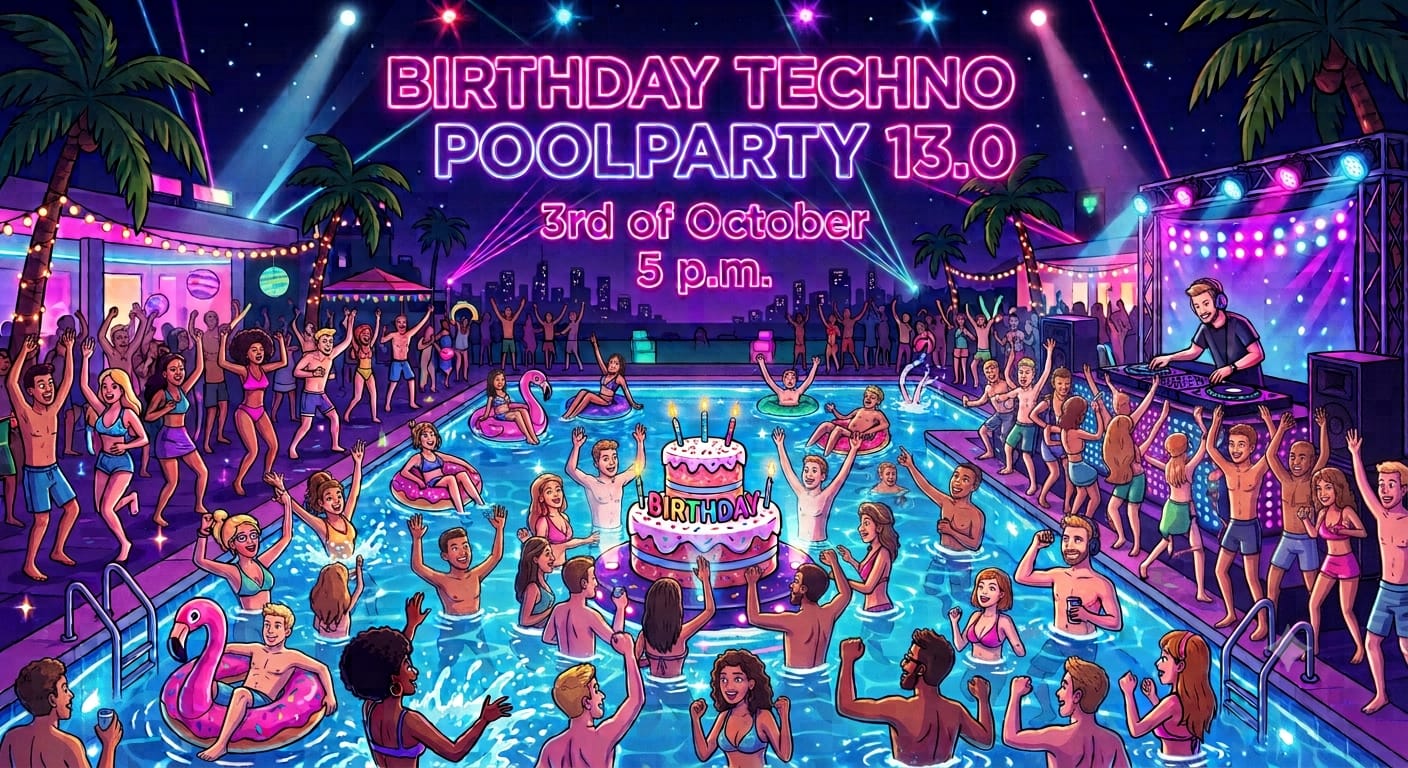 Techno Pool (Birthday) Party